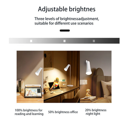 Multi-functional magnetic table lamp, bedroom removable wall lamp, outdoor handheld emergency light