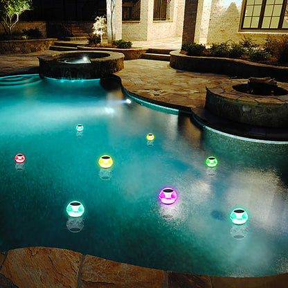 Solar Pool Lights Three adjustable light modes