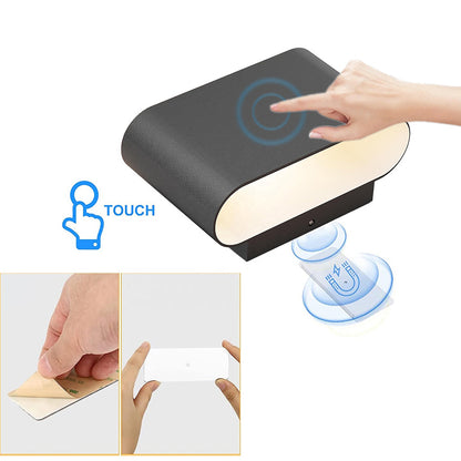 LED Wall Lamp, Magnetic 360 Degree Rotating Up and Down Lighting, USB Charging.
