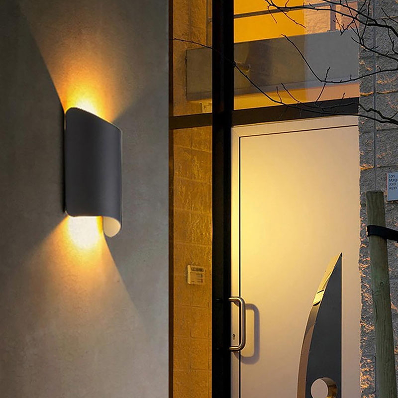 Stylish Up and Down Two-Way Wall Lamp, Aluminum Waterproof Wall Decorative Lighting.
