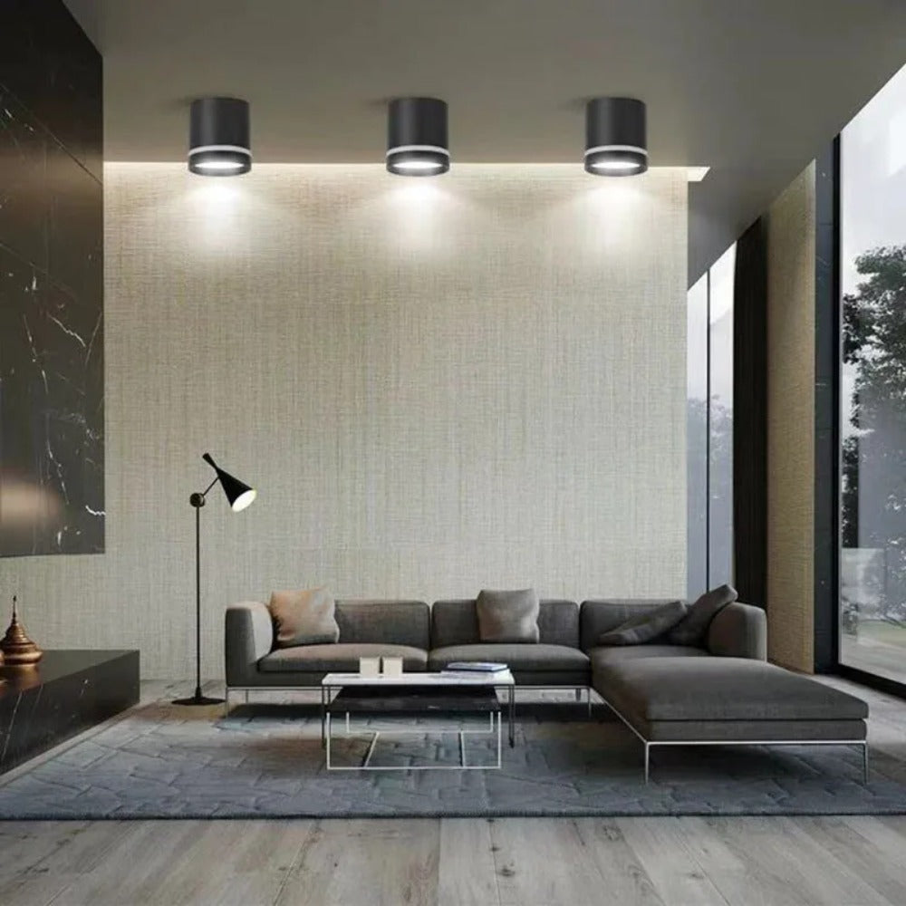 LED Recessed Ceiling Lights, Indoor Surface-mounted Dimmable Decorative Lighting.