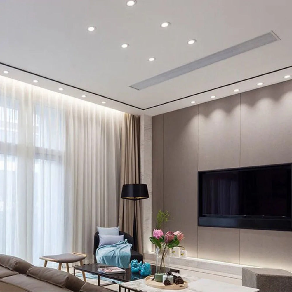 LED ceiling spotlight, indoor bedroom recessed grille light