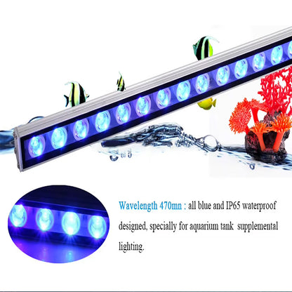 Aquarium Waterproof Strip Light, LED Multi-Power Protection Coral Plant Fish Tank Grow Lighting