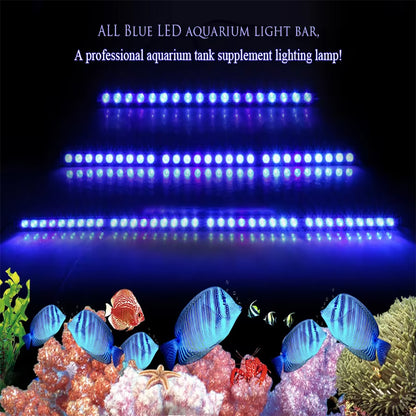 Aquarium Waterproof Strip Light, LED Multi-Power Protection Coral Plant Fish Tank Grow Lighting