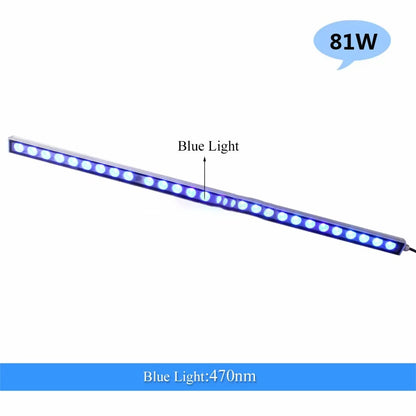Aquarium Waterproof Strip Light, LED Multi-Power Protection Coral Plant Fish Tank Grow Lighting