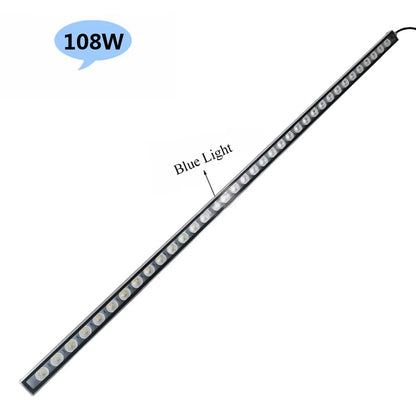 Aquarium Waterproof Strip Light, LED Multi-Power Protection Coral Plant Fish Tank Grow Lighting