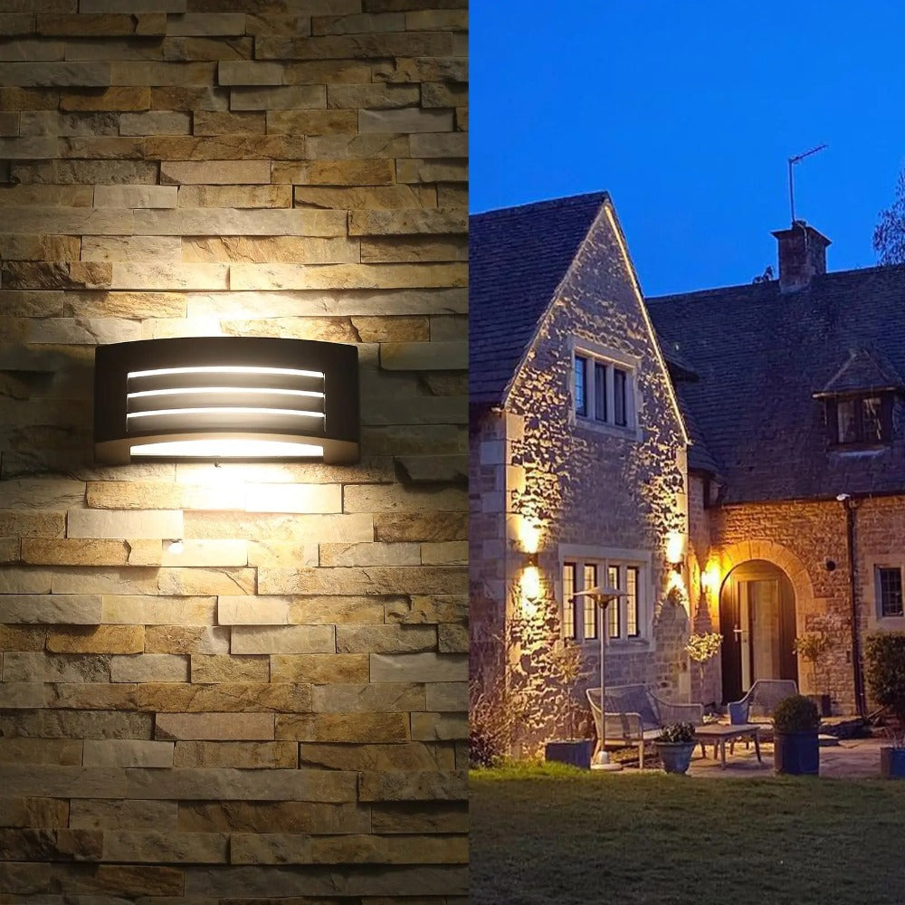Simple Outdoor Wall Lamp, E27 Lamp Base Replaceable Light Source.