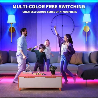 LED Bedroom Bedside Ambiance Wall Sconce, Wiring Free Decorative Lighting For Living Room