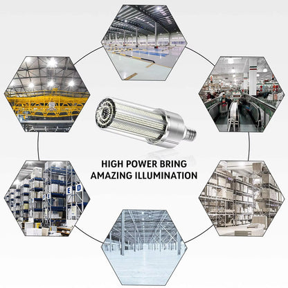 240W High Power LED Corn Light,110lm/w Luminous Efficiency Best Choice for Commercial and Industrial