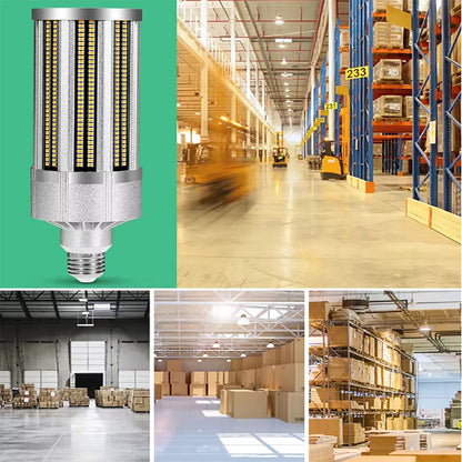 150lm/w super high luminous corn bulb, 360 degree waterproof street and warehouse lighting led energy saving lamps