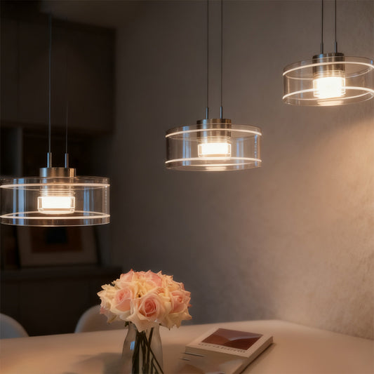 Dining Room Pendant Light, Minimalist Adjustable Bar Light.