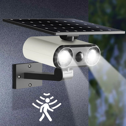 IP65 Waterproof Solar Spotlight, Outdoor LED Motion Sensor Floodlight