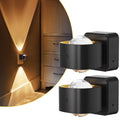 LED Plug-in Wall Sconce, Bedroom Bedside Reversible Nightlight