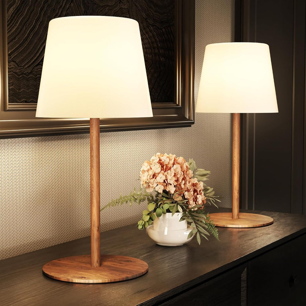 LED Dimmable Living Room Table Lamp, IP65 Waterproof Bathroom Patio Decorative Lights