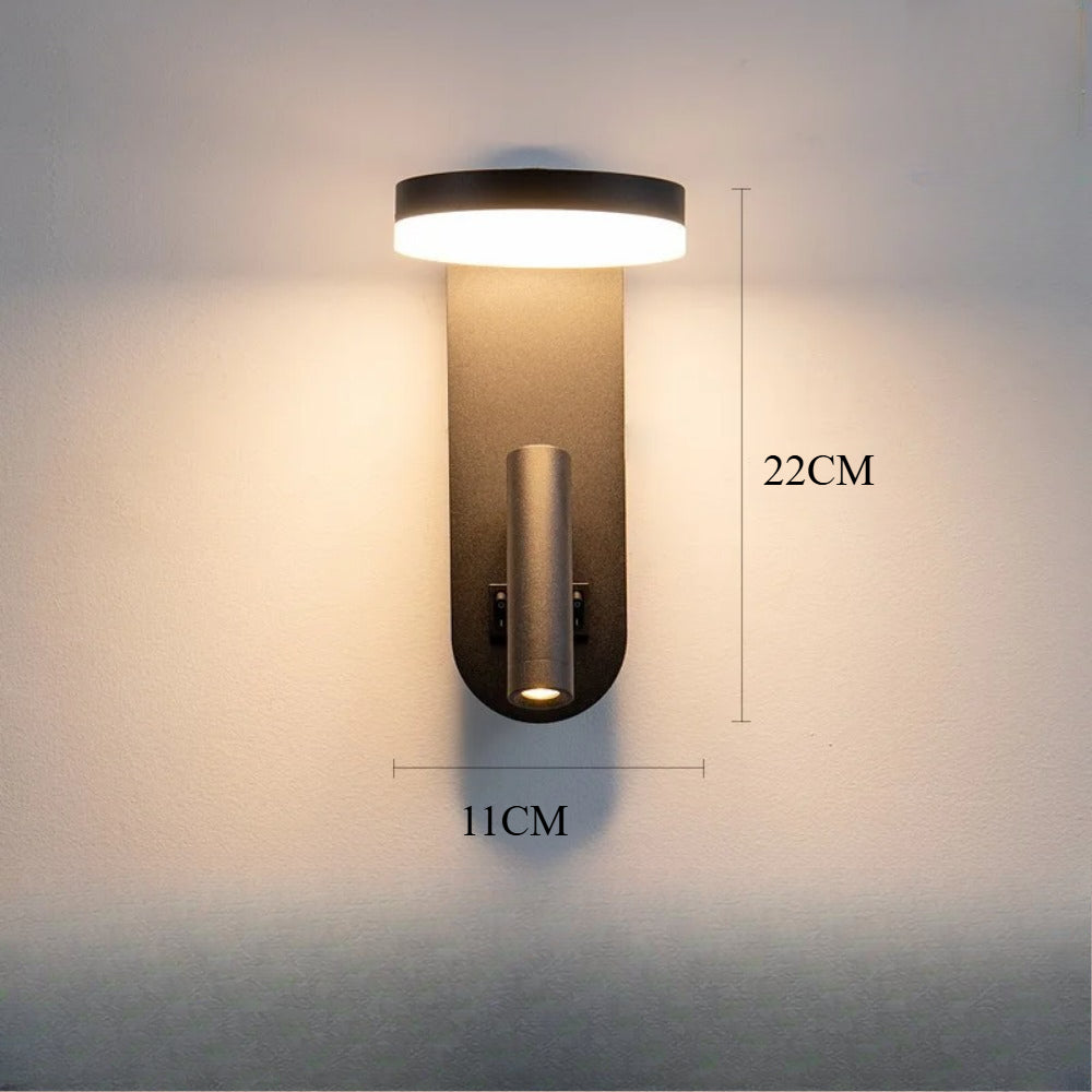 LED Rotatable Wall Sconce, Bedroom Bedside Spotlight