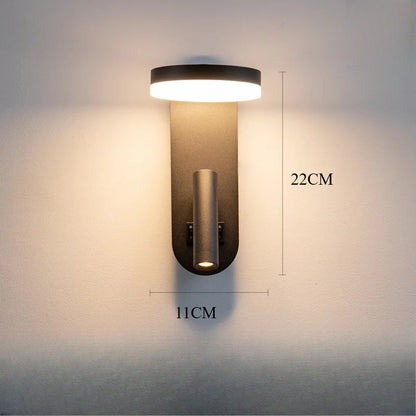 LED Rotatable Wall Sconce, Bedroom Bedside Spotlight