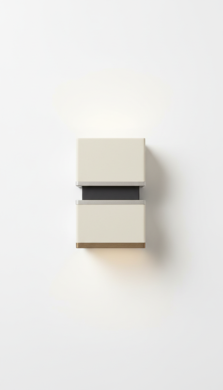 Architectural Wall Lamp with Swivel Arm