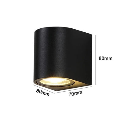 IP65 Outdoor Waterproof Wall Sconce, LED Garden Exterior Lighting Wall Sconce