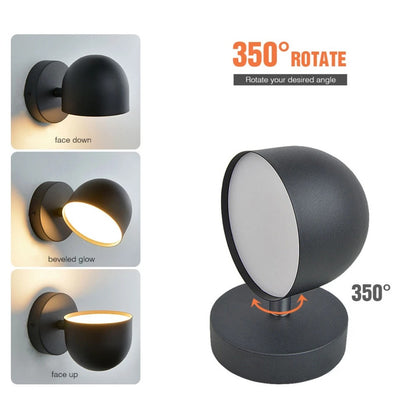 LED Indoor Wall Sconce, Bedroom Bedside Touch Dimmable Reading Lights