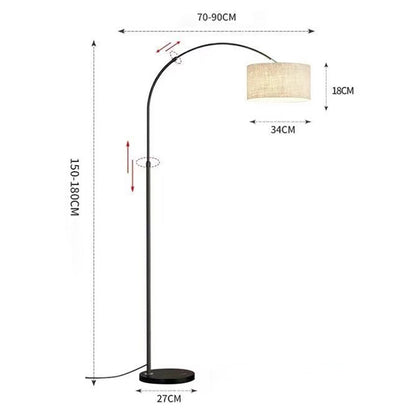Simple Floor Lamp,12W Dimmable Living Room Bedroom Soft Light.
