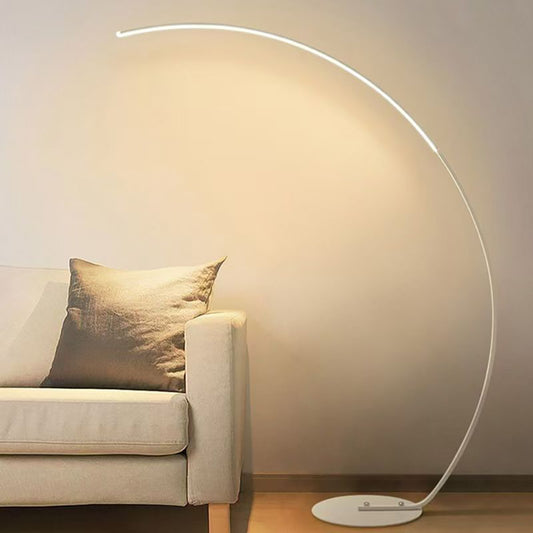 Simple Floor Lamp, Full Spectrum Arc Bedroom Living Room Ambient Lighting.