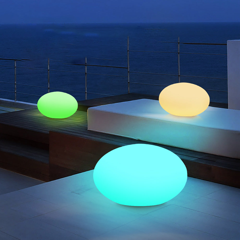 Outdoor Colorful Swimming Pool Lights Remote Control Waterproof LED Light Emitting Flat Ball Light.